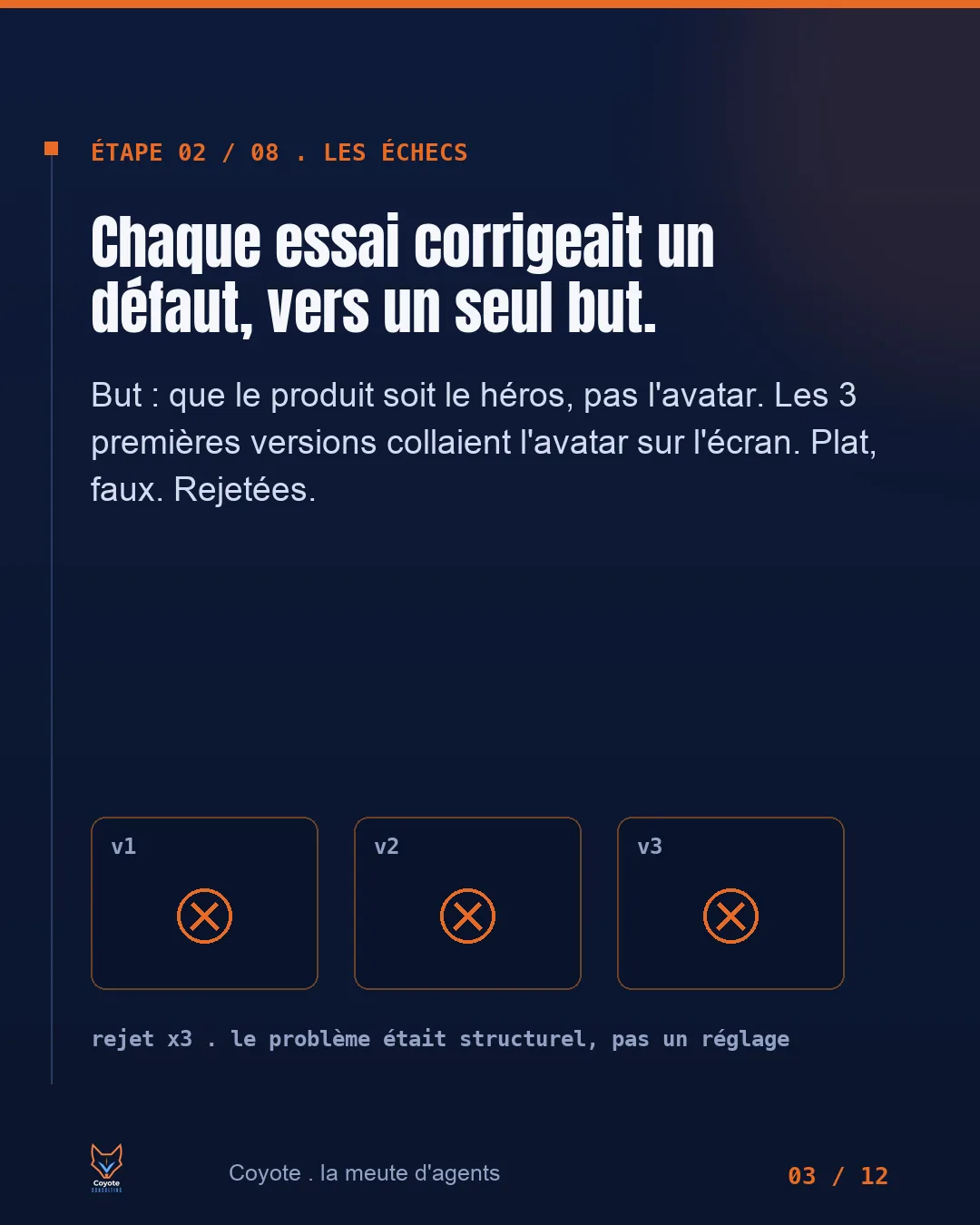 Slide 3 of the Plume agent field notes